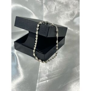 ABY# Elegant 7” Sterling 925 Silver Twist Bracelet
